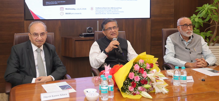 NSE India MD delivers an address at Book Launch